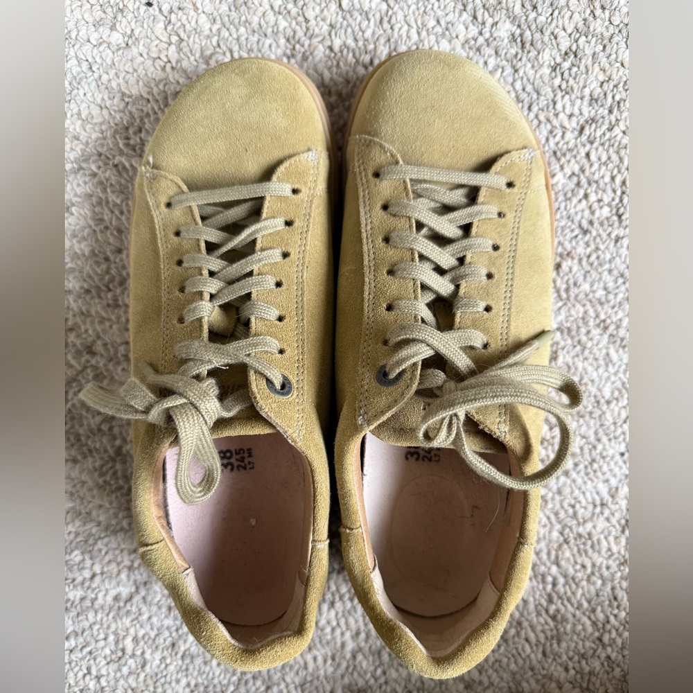 Women’s Birkenstock Bend Suede Sneaker- Khaki